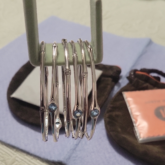 John Hardy Set Of (6) Bamboo Bangles - Picture 2 of 16